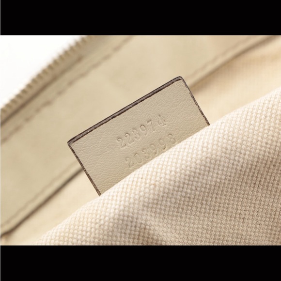 Gucci sukey domed shoulder bag inGG canvas Ivory leather - Picture 8 of 11